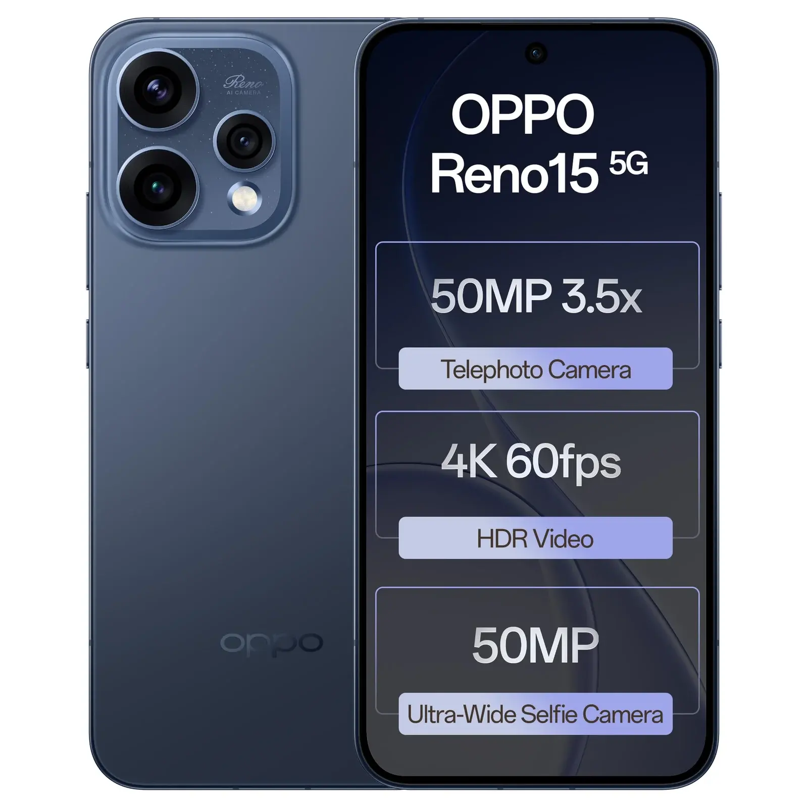 Oppo Reno15 Twilight Blue — image 2