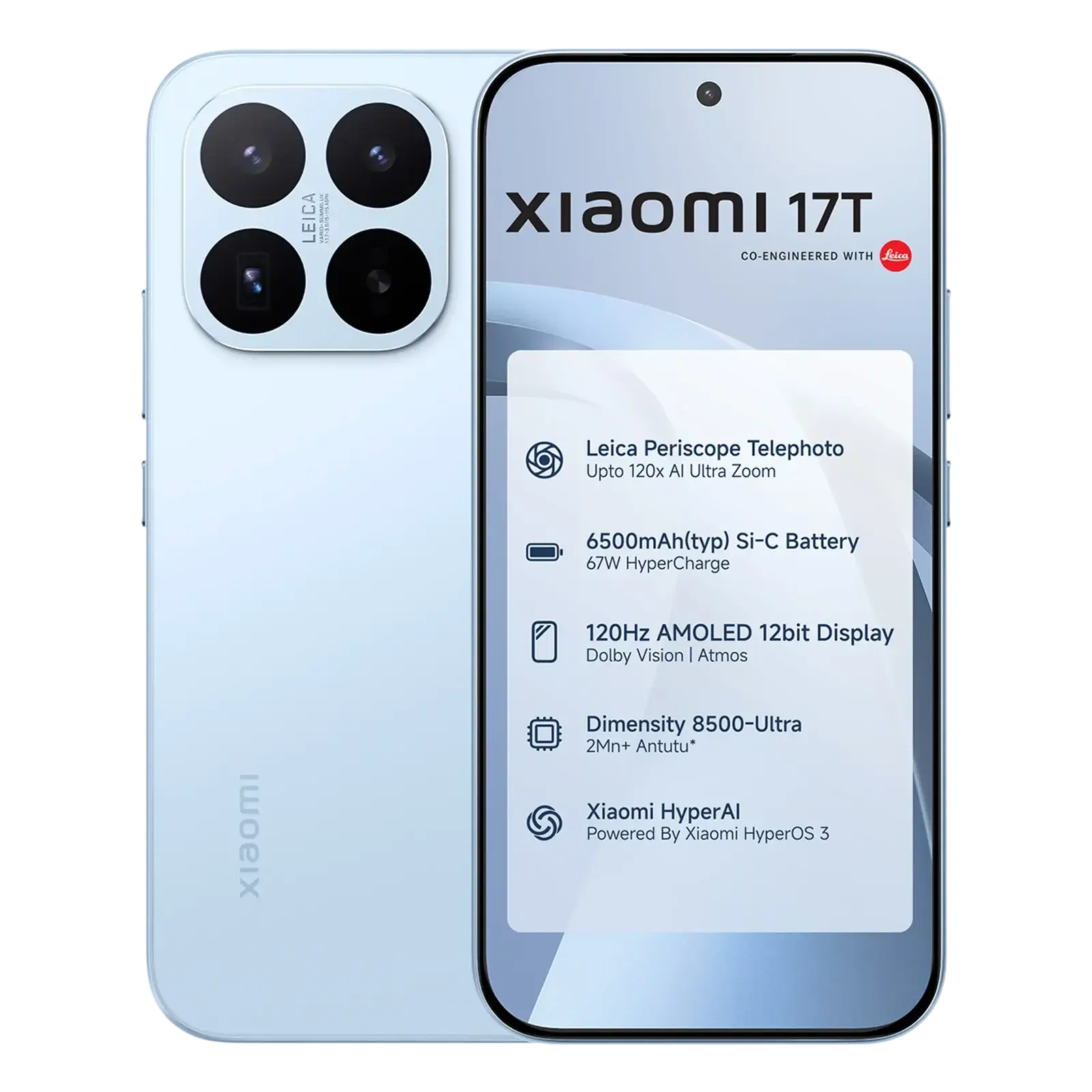 Xiaomi 17T Blue — image 2