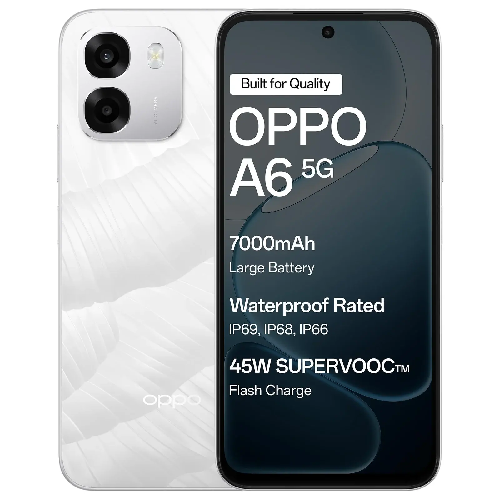 Oppo A6 Ice White
