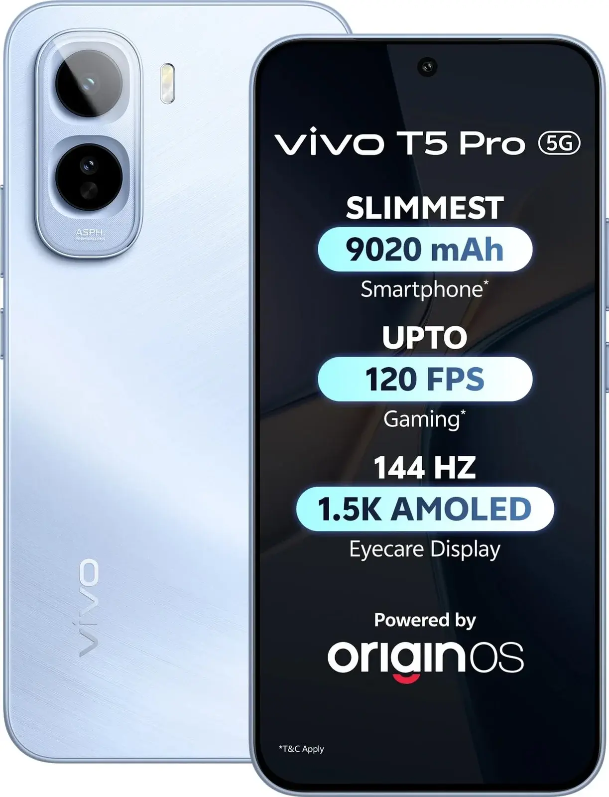 vivo T5 Pro Glacier Blue